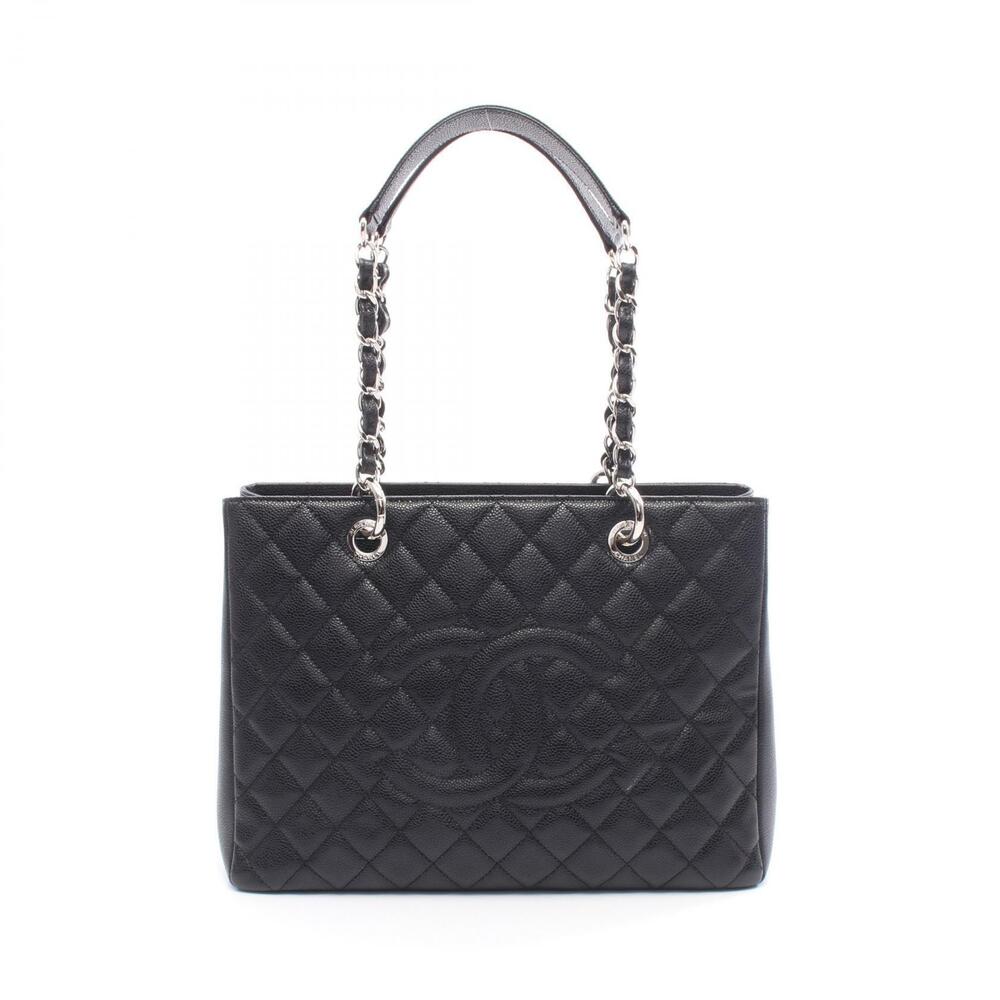 Chanel Matelasse Grand Shopping GST Tote Bag Caviar Leather Grained Calfskin